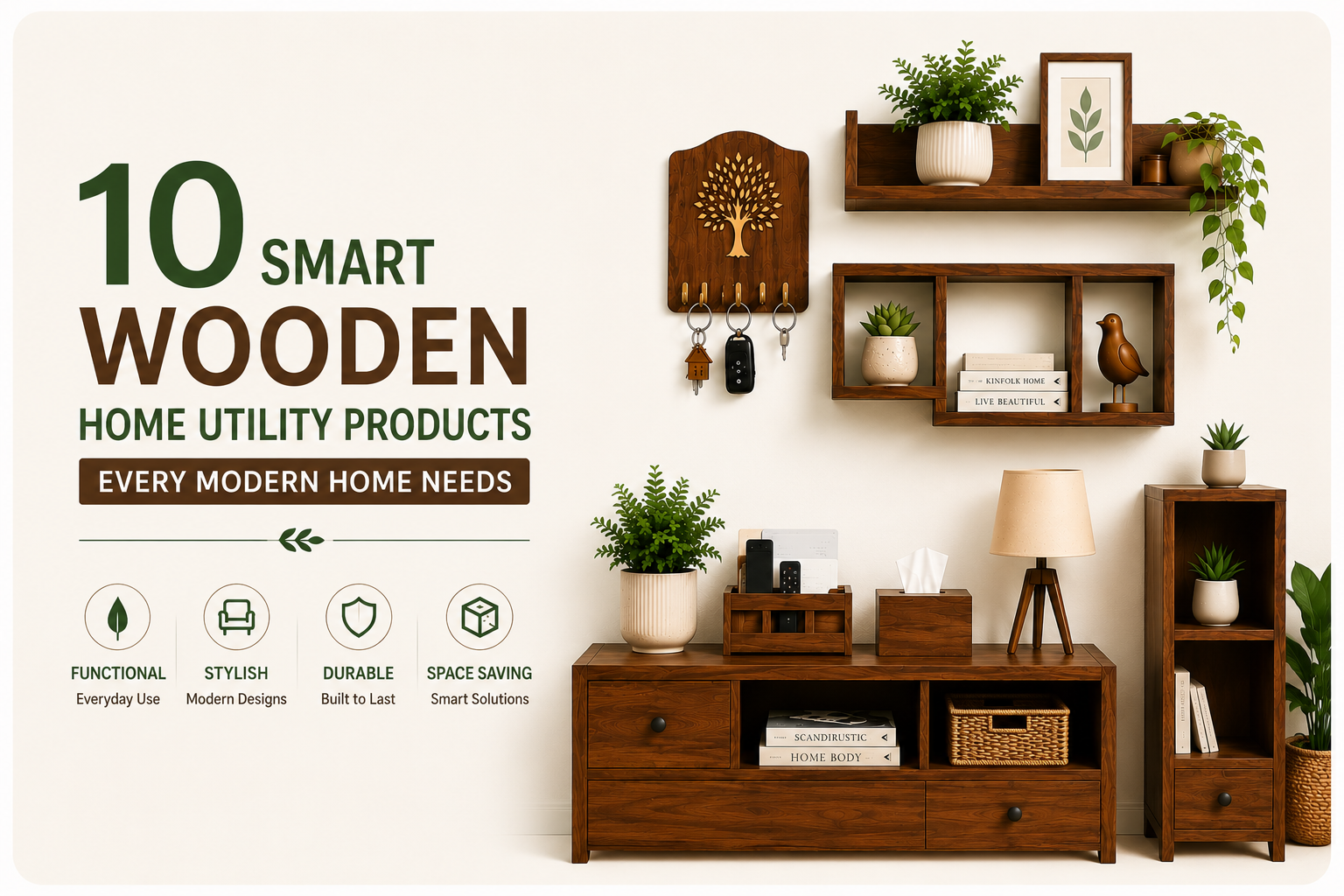 10 Smart Wooden Home Utility Products Every Modern Home Needs